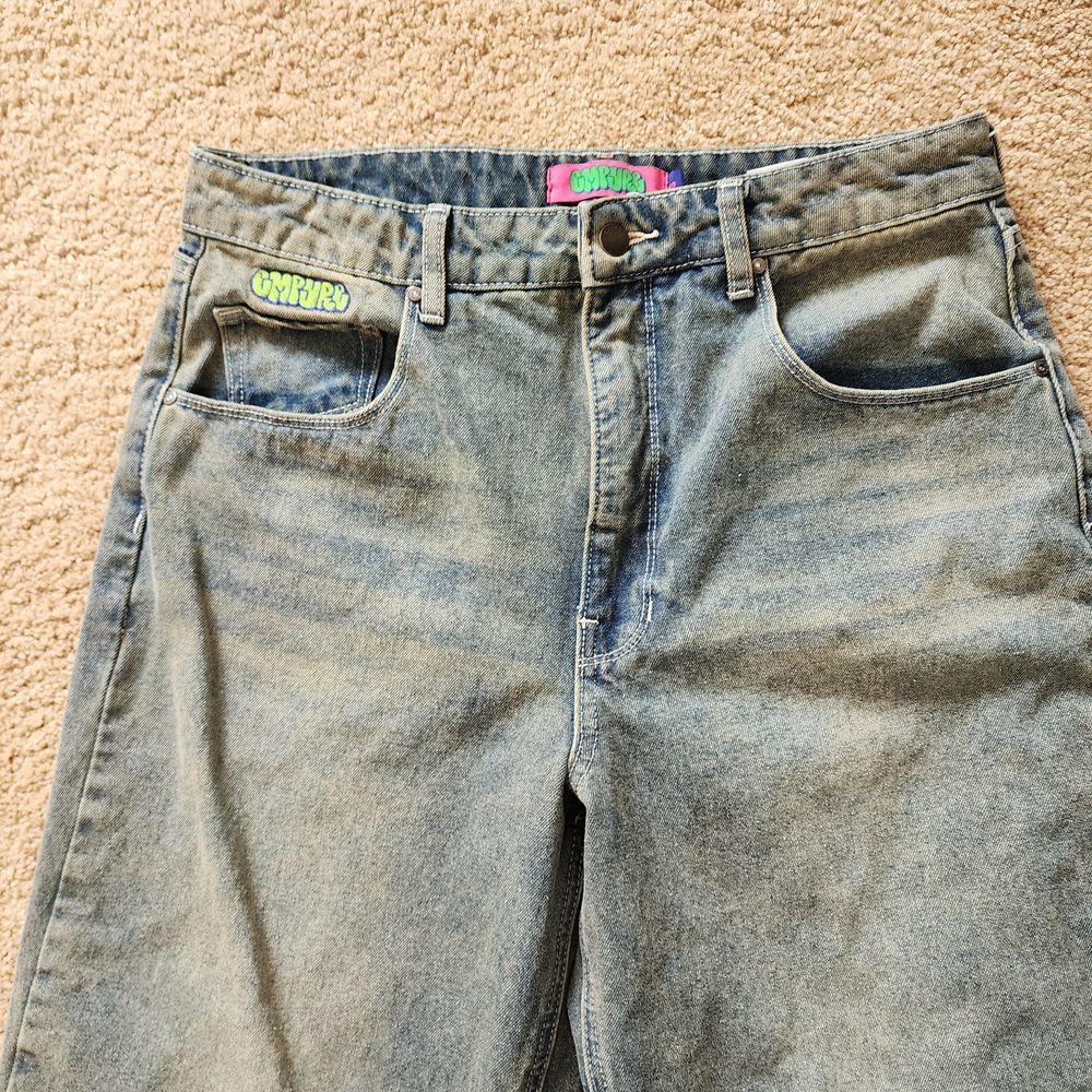 Empyre Tori Jeans Baggy Light wash Skater Punk Grunge‎ womens size 12 - Picture 5 of 13